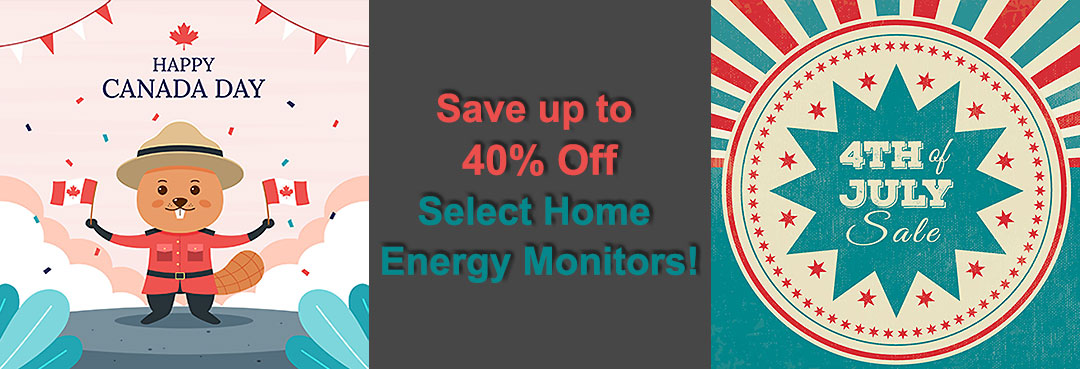 Save on Home Energy and Solar Monitors this Canada Day and 4th of July!